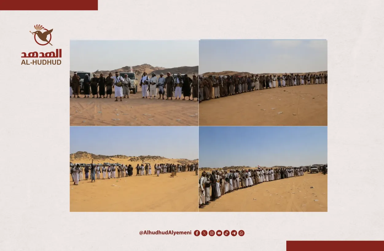 الزامل قبل المصافحة.. هكذا تستقبل مطارح القبائل اليمنية وفودها