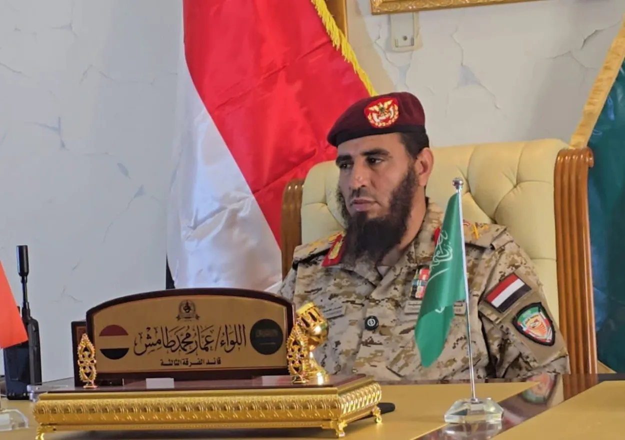 اللواء عمار طامش يكشف تفاصيل عملية تأمين وادي وصحراء حضرموت خلال 48 ساعة